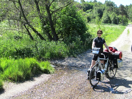 Fietspad door de Onsild A