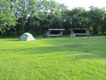 Op de "camping" in Hjordkaer