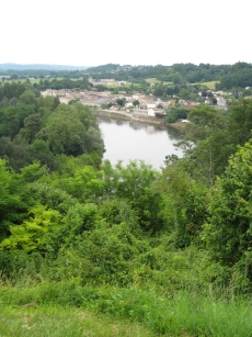 Uitzicht op de Dordogne