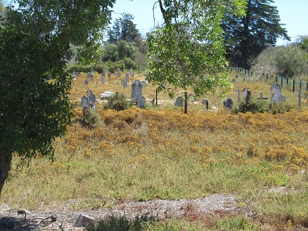 De begraafplaats van de leprozenkolonie