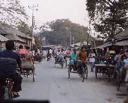 Straatbeeld in Nilphamari