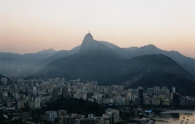 Rio de Janeiro bij zonsondergang