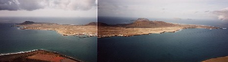 Uitzicht op La Graciosa