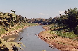 De Nam Khan bij Luang Prabang