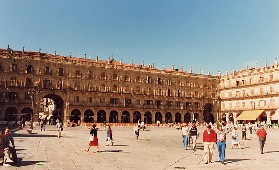 De Plaza Mayor in Salamanca