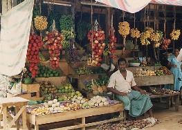 Fruitstalletje in Matara